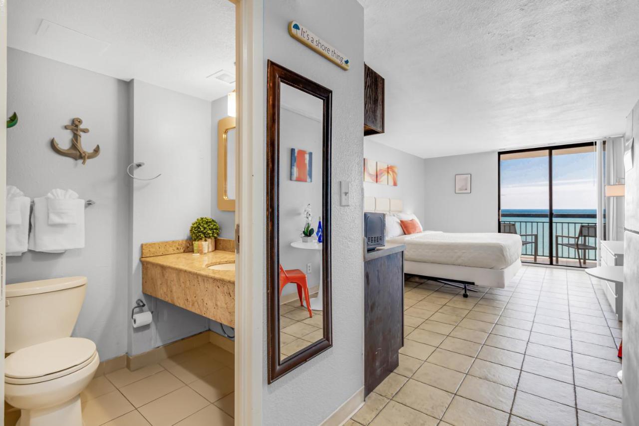 Beachfront Romantic Studio Escape W Perfect View 1212 Миртл-Бич Экстерьер фото